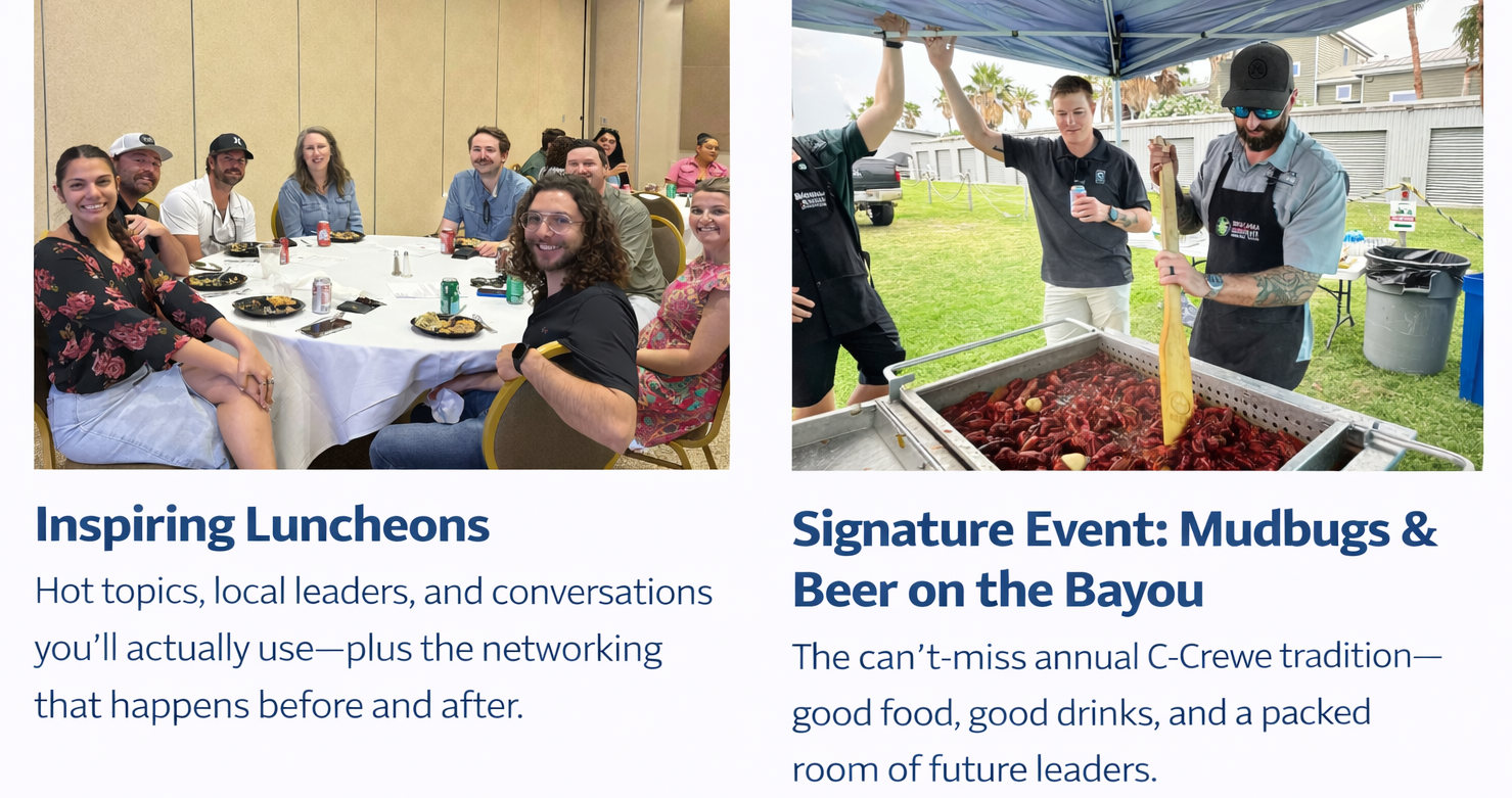 Luncheons And Crawfish On The Bayou Crop